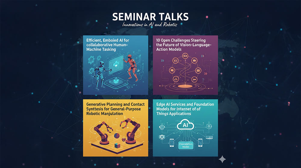 Image of SCIS/ResWORK Seminar by Dr. Tarek Abdelzaher, Dr. Soujanya Poria, Dr. Lin Shao & Dr. Archan Misra